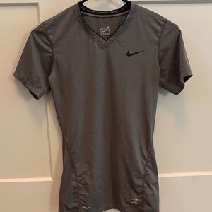 Nike womens Charcoal Dri-FIT Tee